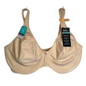 Bali Passion For Comfort Full-Figure Minimizer Underwire Bra 42DD (10-AL)